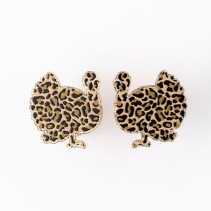 🆕 Leopard Print Turkey Earrings